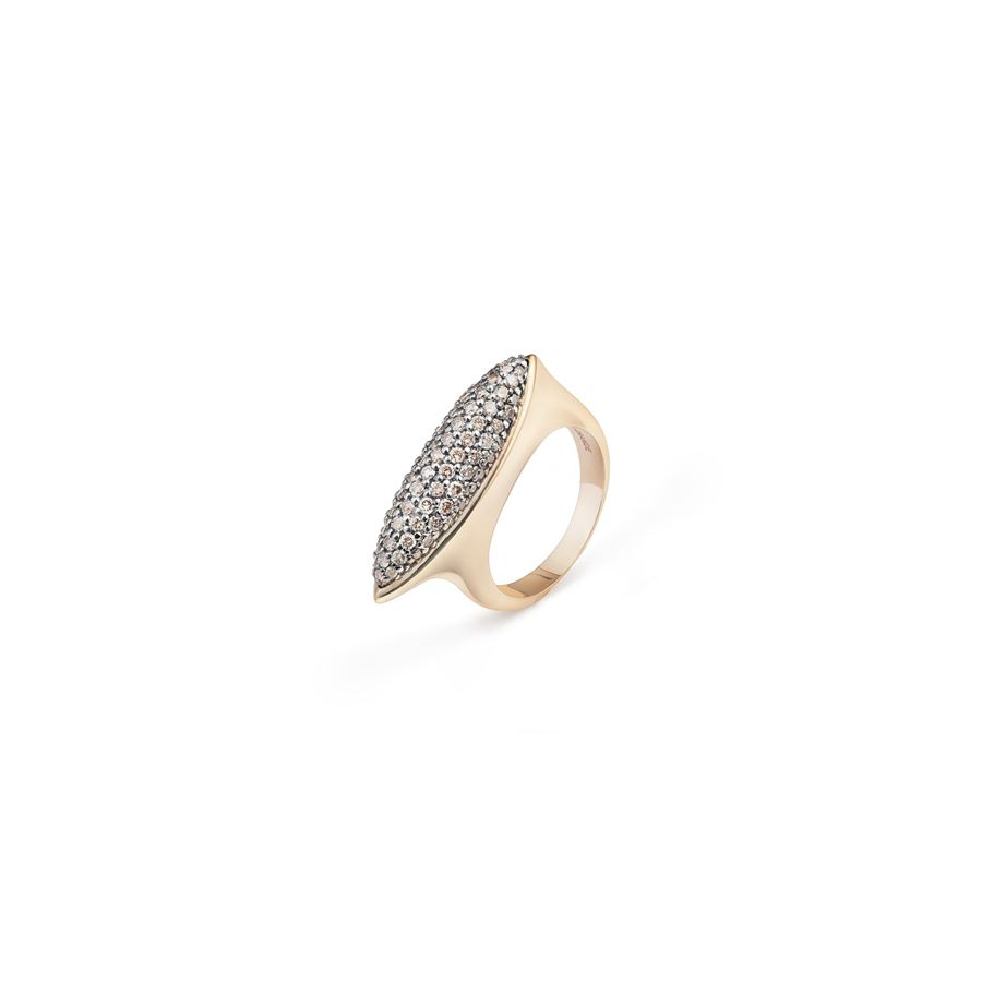 Anello Navetta con diamanti AURUM | AN1 NAV OROAU9R CT.1,08